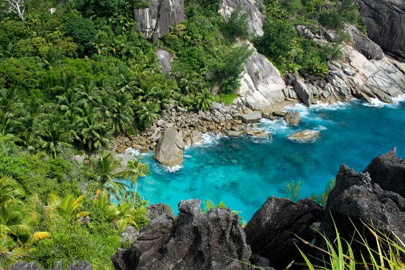9-day Seychelles Desroches from uk focus across  Curieuse Island