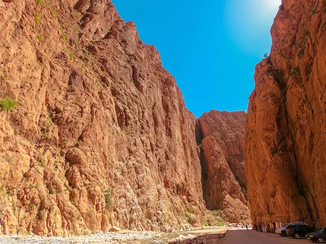 7-day walking safari Marrakech Morocco in Todra Gorge