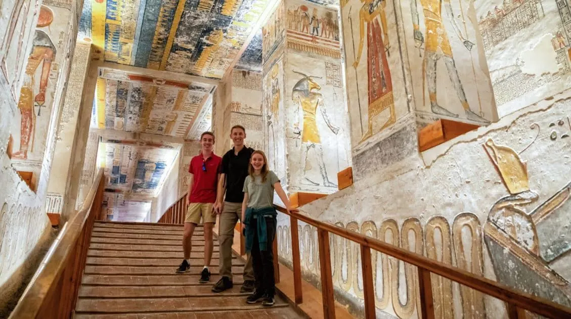 8-day historic tour holiday Egypt  in Valley of the Kings