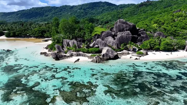 7-day Anse Source dArgent Seychelle focus across S Sainte Anne Marine Park